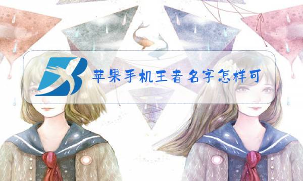 苹果手机王者名字怎样可以空白图片