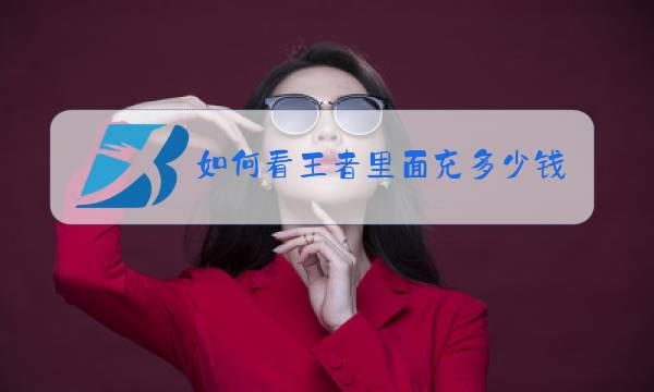 如何看王者里面充多少钱