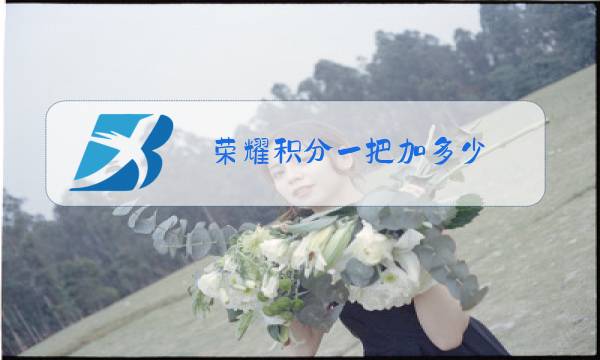 荣耀积分一把加多少图片