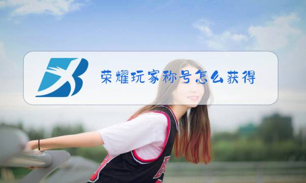 荣耀玩家称号怎么获得图片