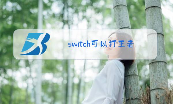 switch可以打王者吗