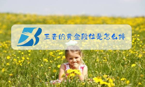 王者的黄金段位是怎么排图片