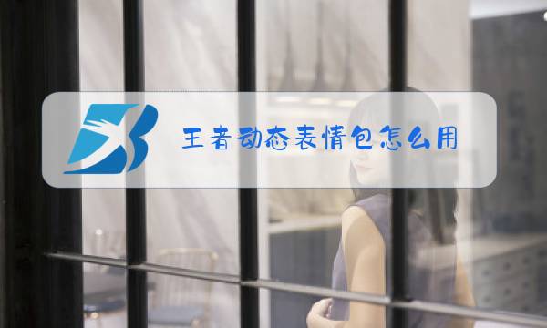 王者动态表情包怎么用