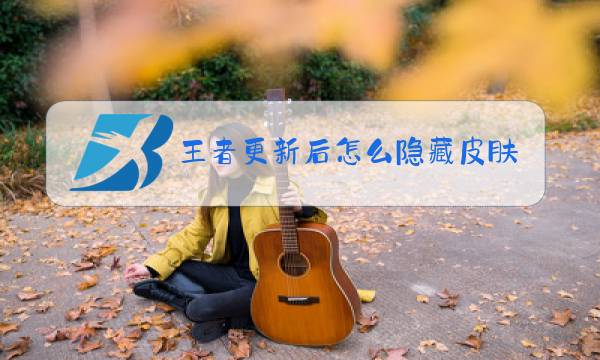 王者更新后怎么隐藏皮肤图片
