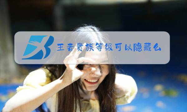 王者贵族等级可以隐藏么图片