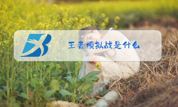 王者模拟战是什么图片