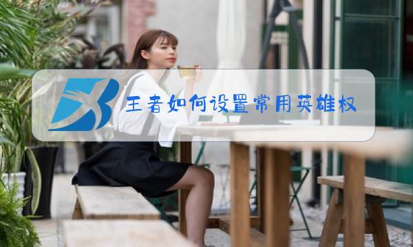 王者如何设置常用英雄图片