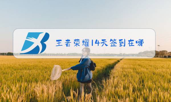 王者荣耀14天签到在哪图片