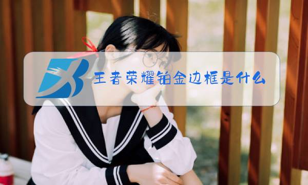 王者荣耀铂金边框是什么颜色图片