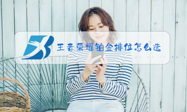 王者荣耀铂金排位怎么选英雄图片