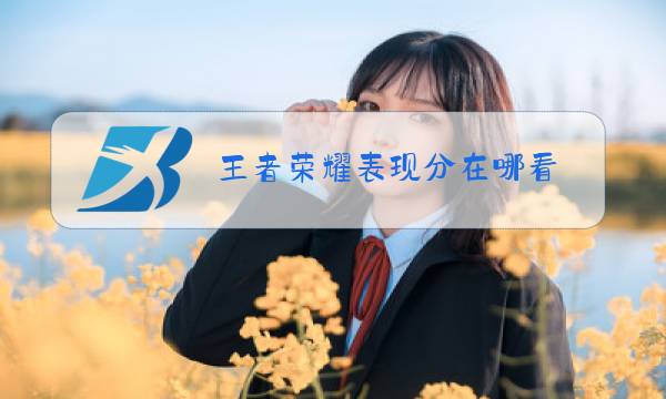 王者荣耀表现分在哪看图片