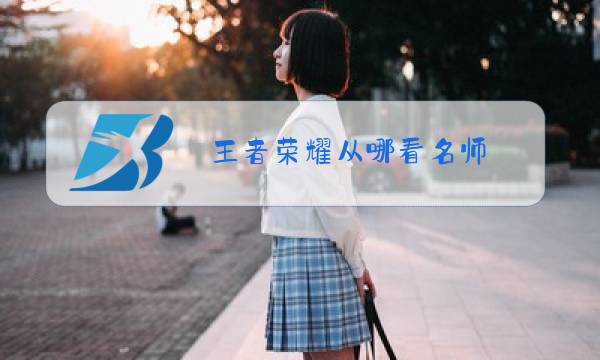 王者荣耀从哪看名师图片