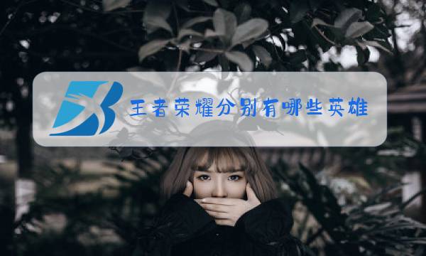 王者荣耀分别有哪些英雄图片