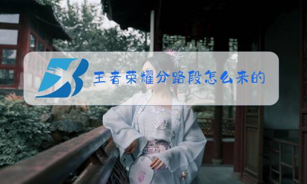 王者荣耀分路段怎么来的图片