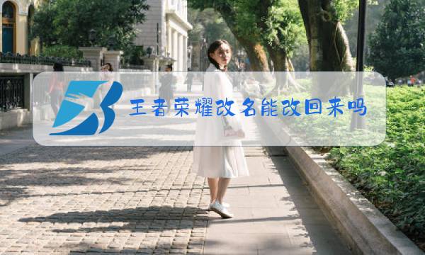 王者荣耀改名能改回来吗图片