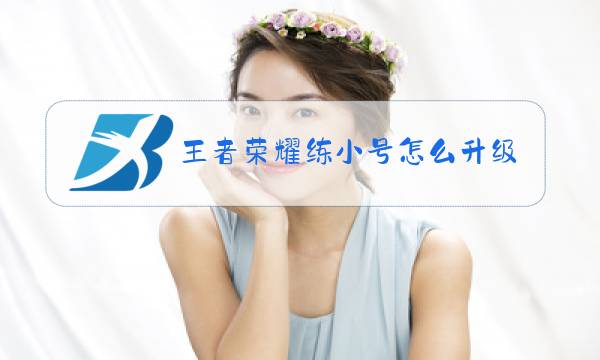 王者荣耀练小号怎么升级快