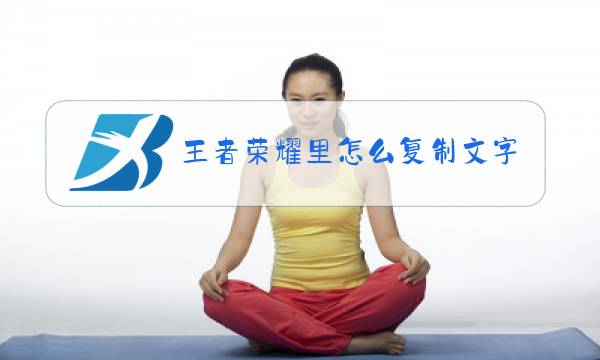 王者荣耀里怎么复制文字