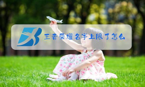 王者荣耀名字上限了怎么办图片