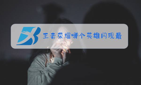 王者荣耀哪个英雄闪现最多图片