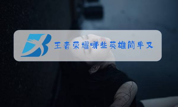 王者荣耀哪些英雄简单又厉害图片