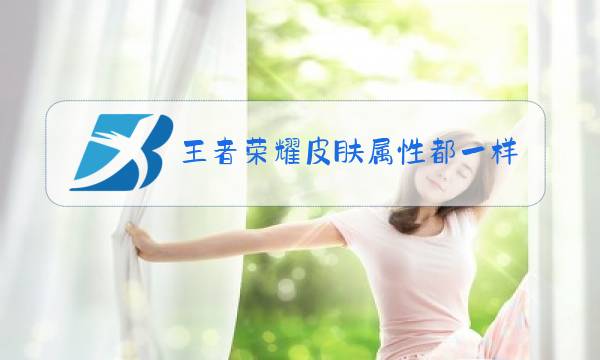 王者荣耀皮肤属性都一样吗图片