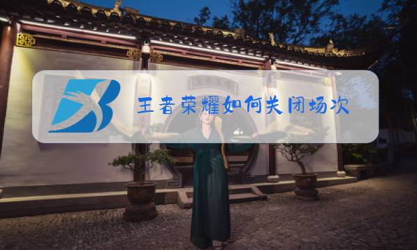 王者荣耀如何关闭场次