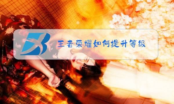 王者荣耀如何提升等级图片
