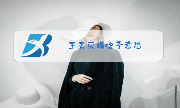 王者荣耀啥子意思图片