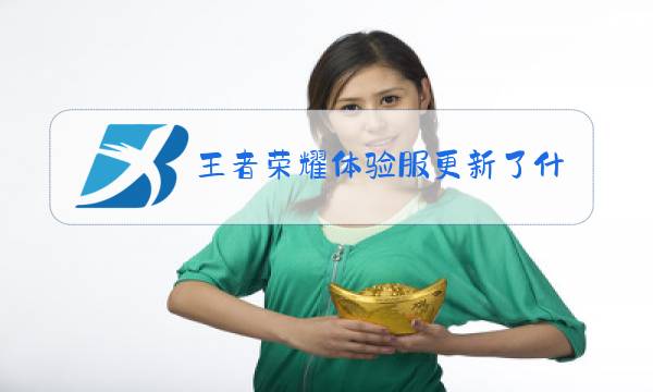 王者荣耀体验服更新了什么图片