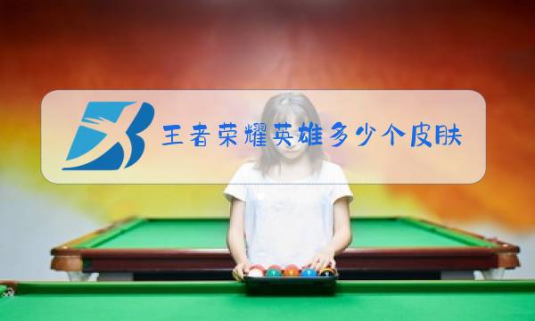 王者荣耀英雄多少个皮肤图片