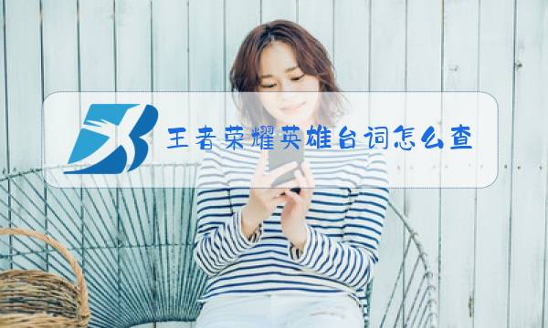 王者荣耀英雄台词怎么查看图片