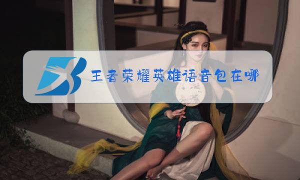 王者荣耀英雄语音包在哪里使用图片