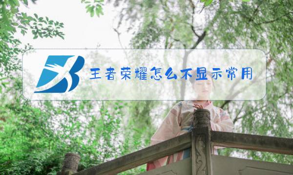 王者荣耀怎么不显示常用职业图片