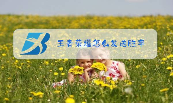 王者荣耀怎么发送胜率图片