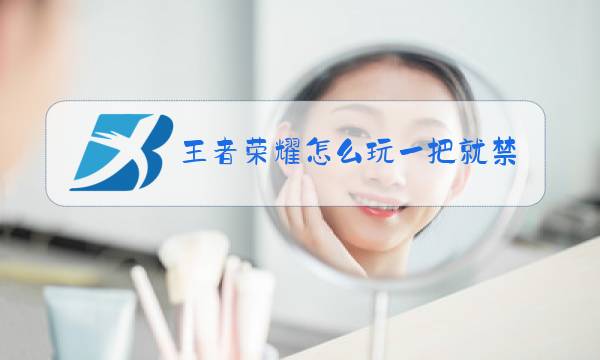 王者荣耀怎么玩一把就禁赛了