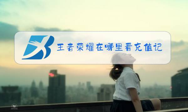 王者荣耀在哪里看充值记录图片