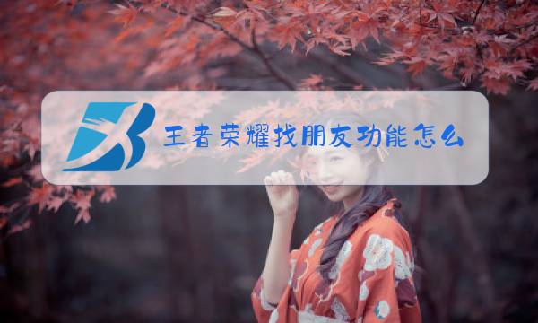王者荣耀找朋友功能怎么关图片