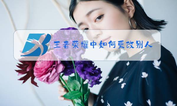 王者荣耀中如何更改别人对你的游戏备注图片