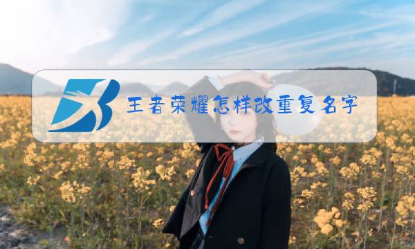 王者荣耀怎样改重复名字2020图片