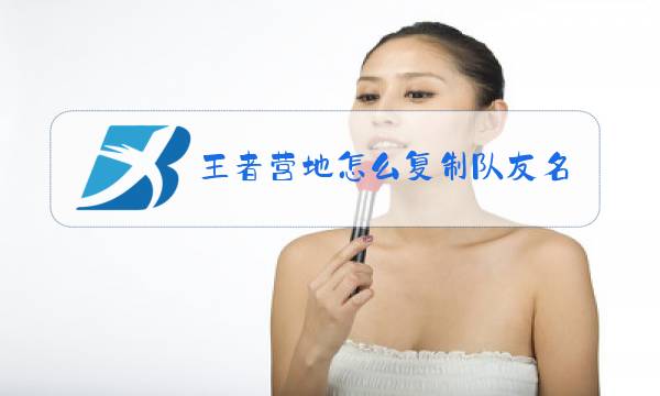 王者营地怎么复制队友名字图片