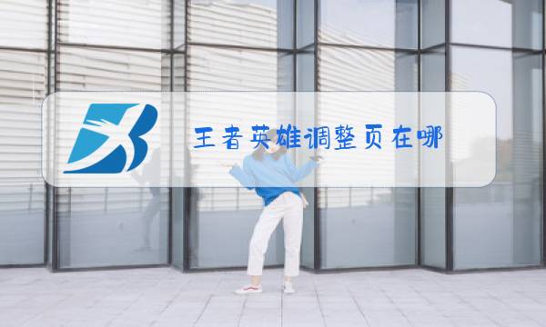 王者英雄调整页在哪图片