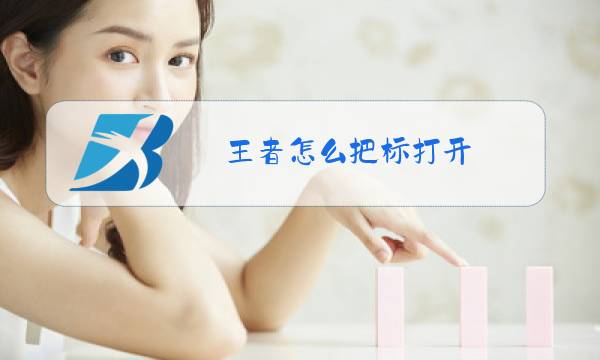 王者怎么把标打开图片