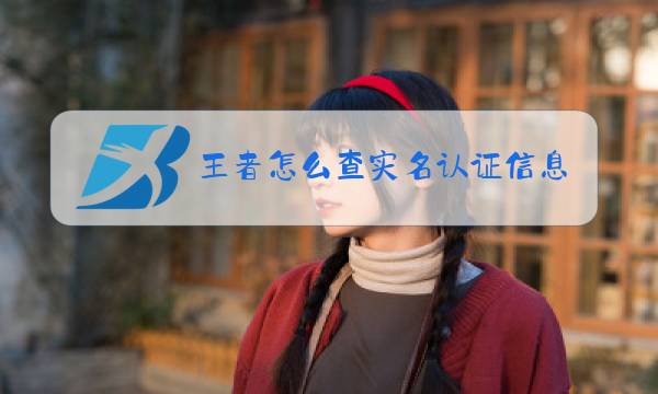 王者怎么查实名认证信息