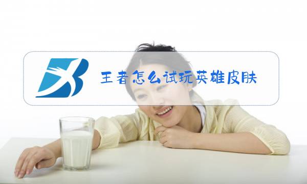 王者怎么试玩英雄皮肤图片