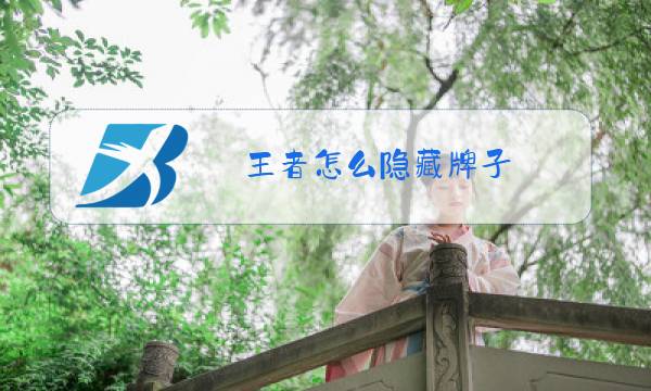 王者怎么隐藏牌子图片