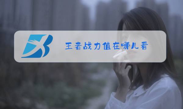 王者战力值在哪儿看图片