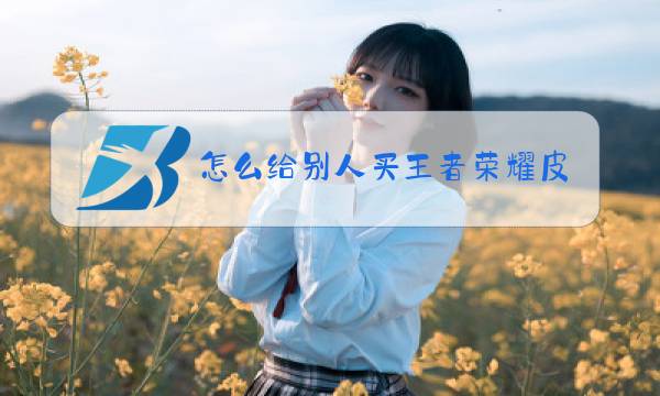 怎么给别人买王者荣耀皮肤图片