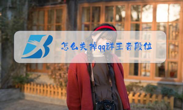 怎么关掉qq群王者段位显示图片