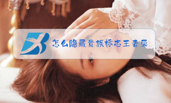 怎么隐藏贵族标志王者荣耀2021