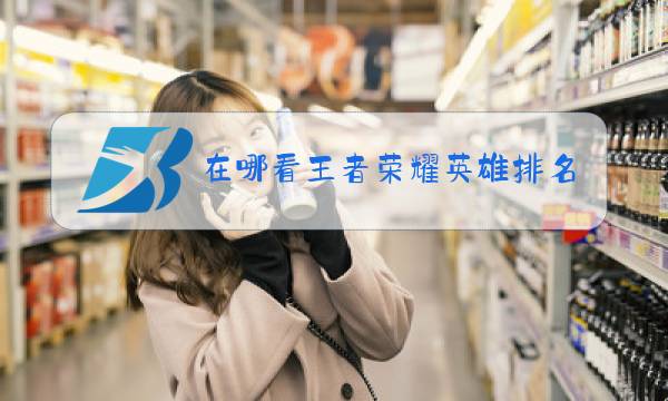 在哪看王者荣耀英雄排名图片